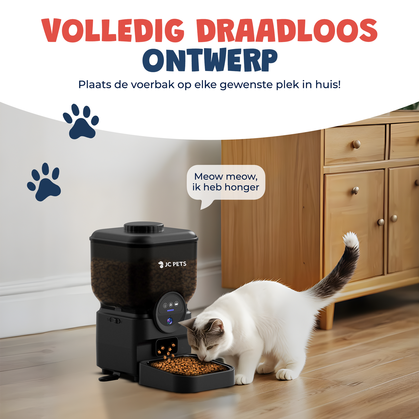Draadloze Automatische Voerbak