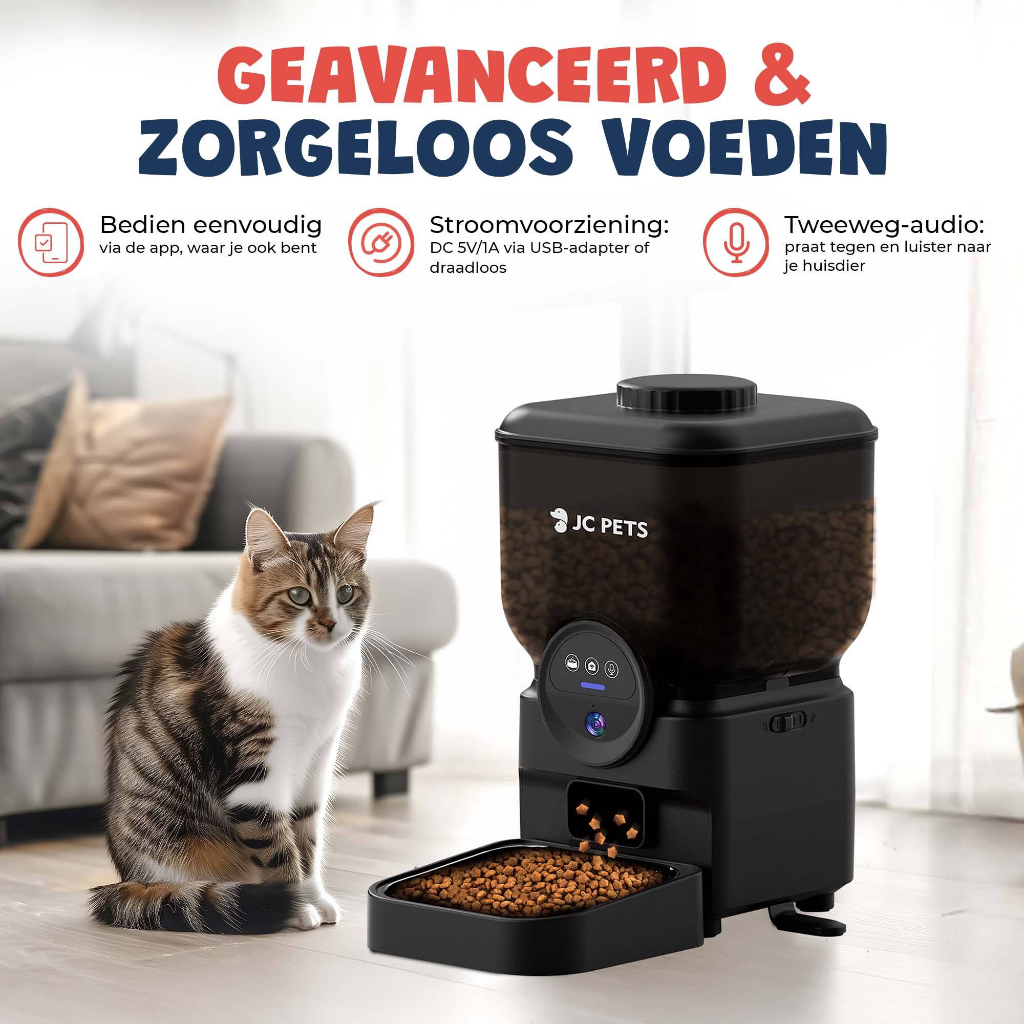Draadloze Automatische Voerbak