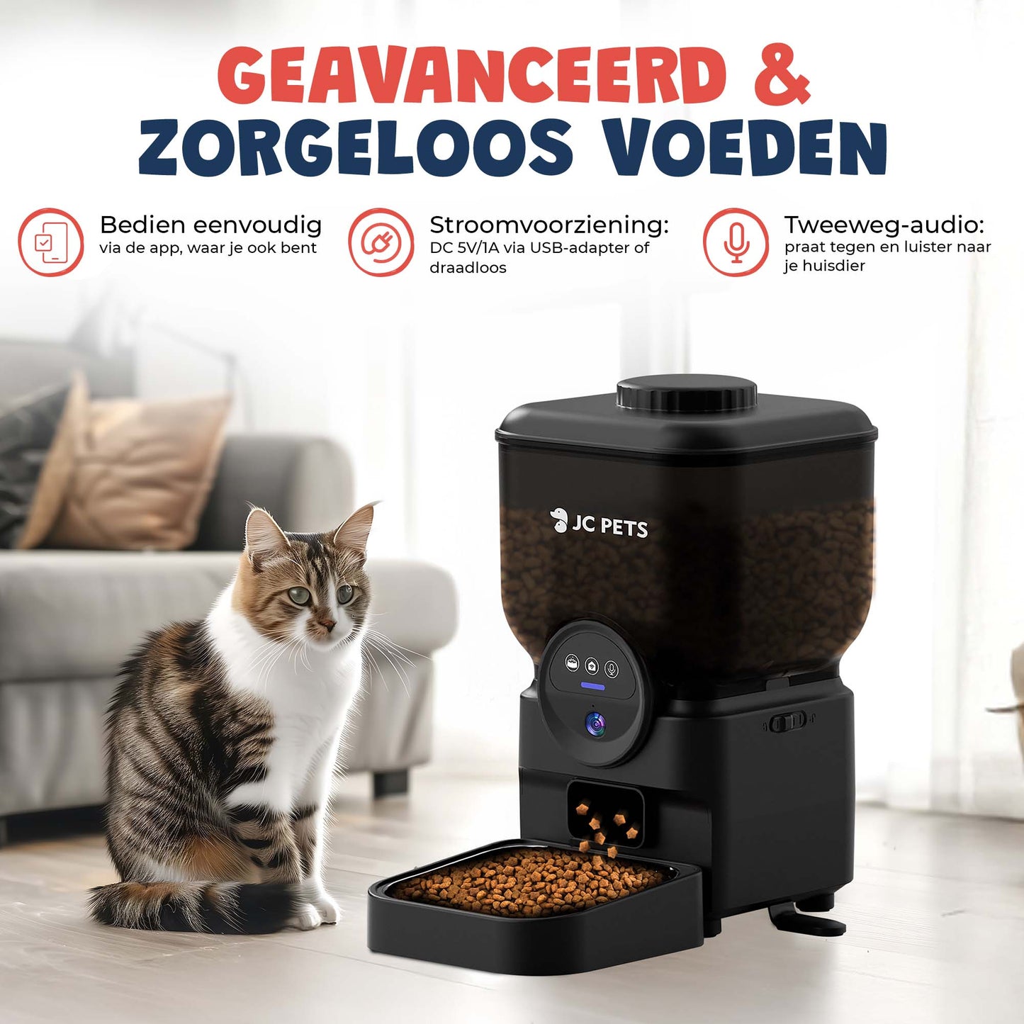 Draadloze Automatische Voerbak