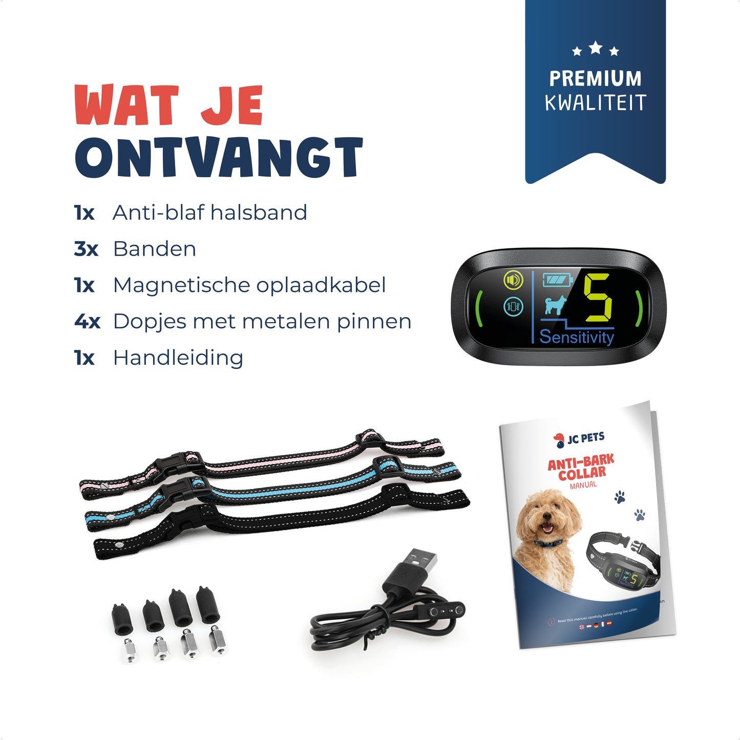 Diervriendelijke Anti-Blafband Max