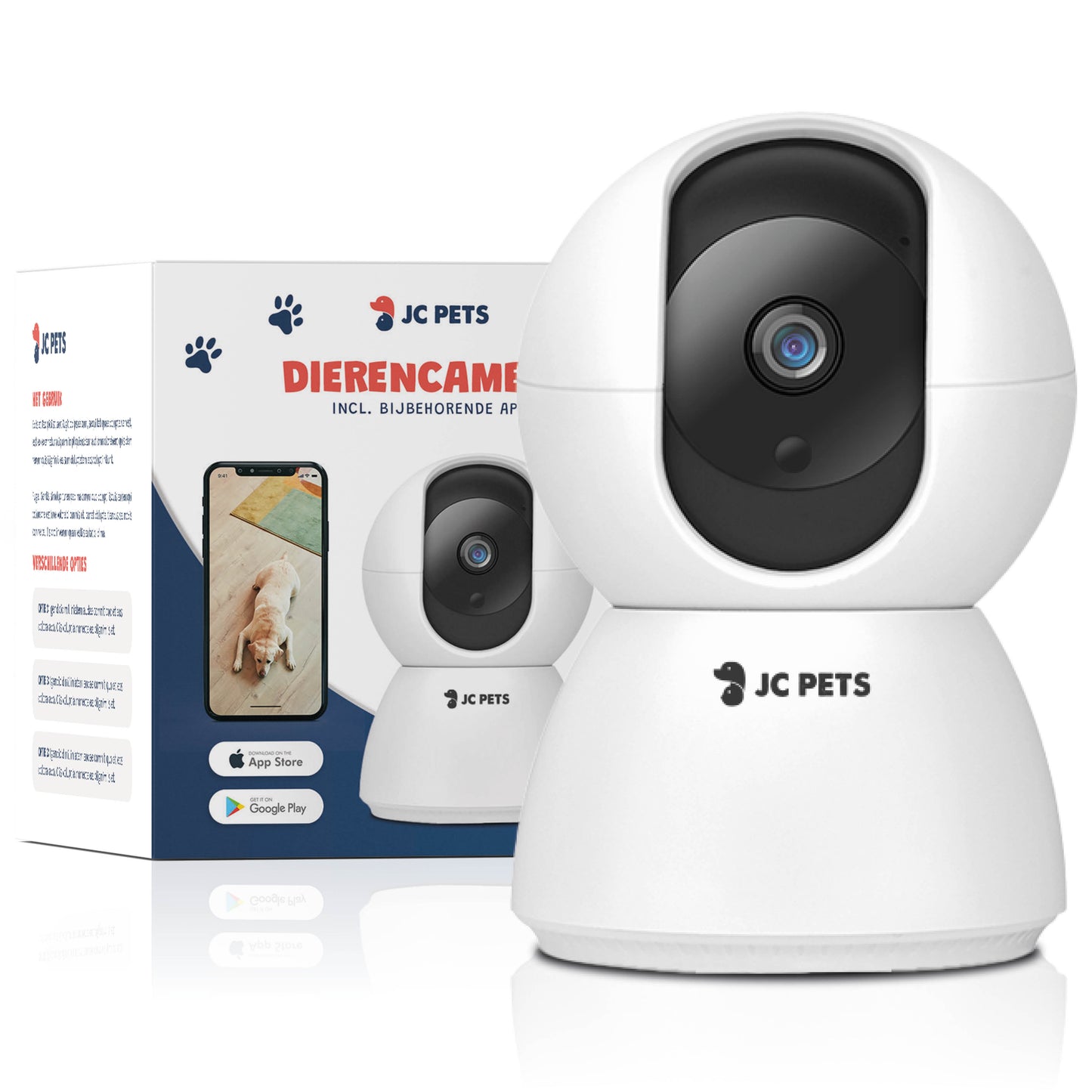 Gratis cadeau: Huisdiercamera Wit