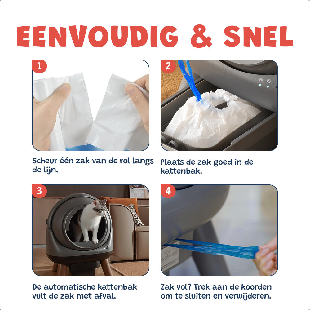 Automatische kattenbak Zakken