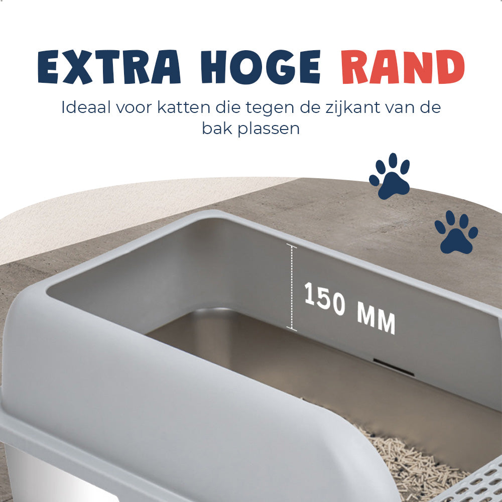 RVS Kattenbak