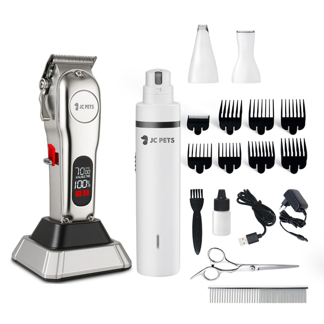 Hondentondeuse Set RVS
