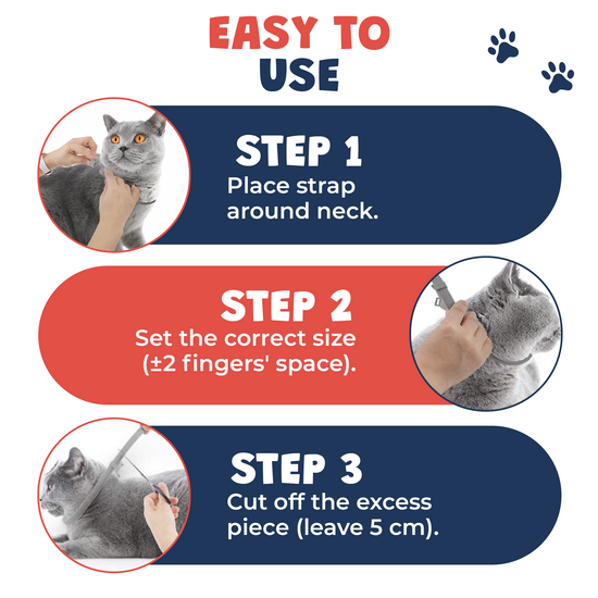 Flea collar for cats