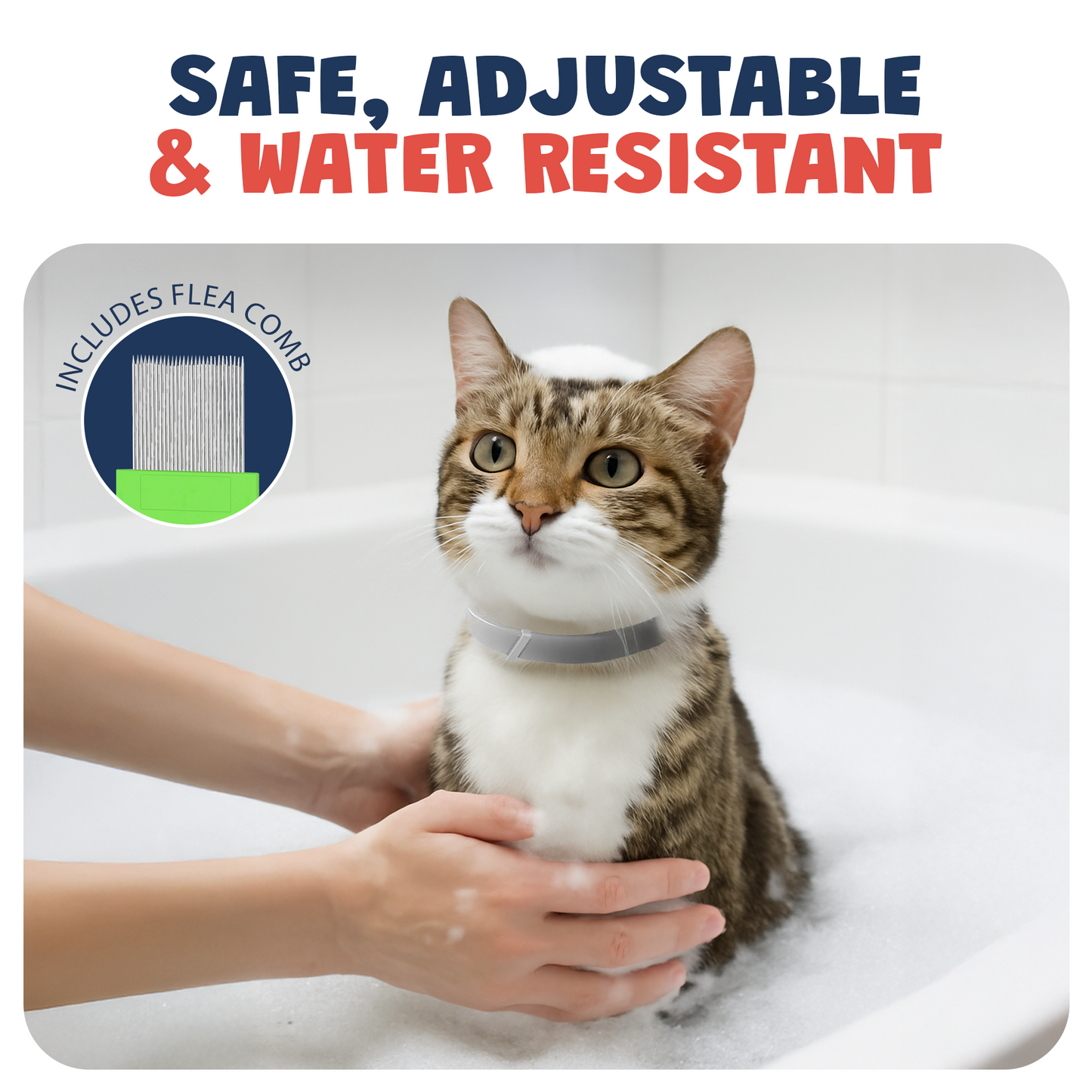 Flea collar for cats