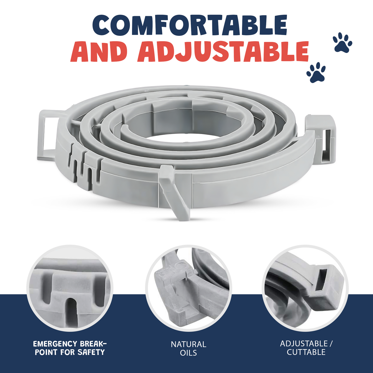 Flea collar for cats