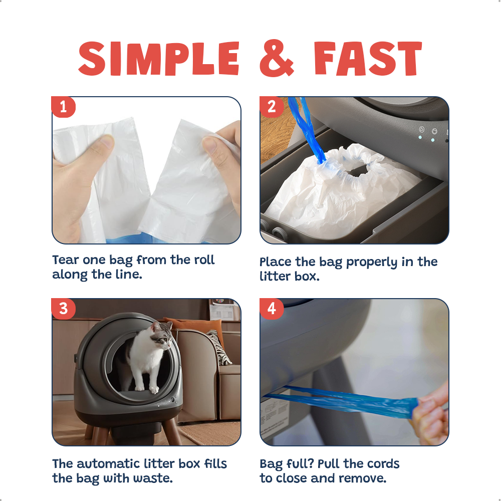 Automatic Litter Box Bags