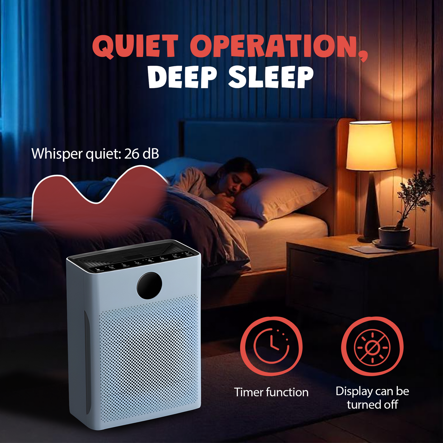 Air Purifier with Pet Mode