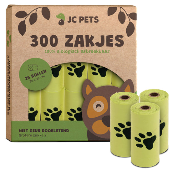 JC Pets poepzakjes 300 stuks